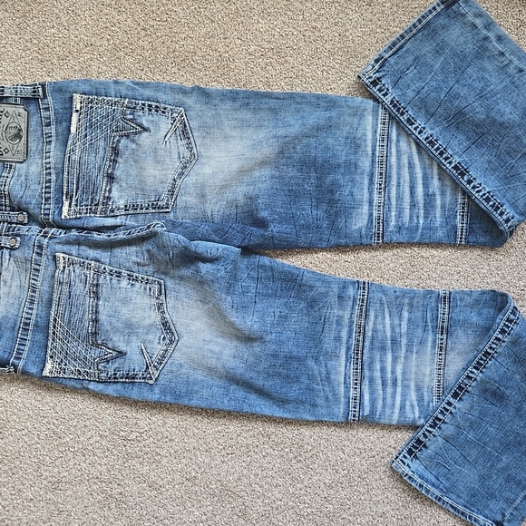 Salvage Men’s Havoc Slim Straight Jeans - 32L - Picture 3 of 3